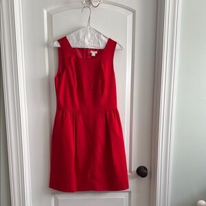 Chic Red Sleeveless Dress